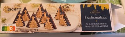 Sapins musicaux au bloc de foie gras