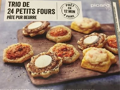 Trio de 24 Petits Fours