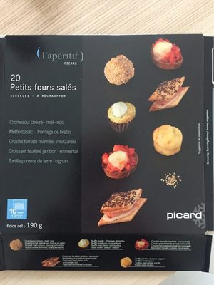 20 Petits Fours Salés front packaging