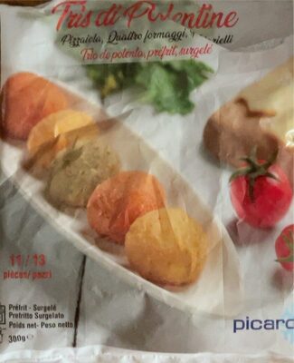 Trio de polenta front packaging