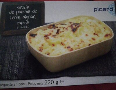 Gratin de pomme de terre, oignon , comté