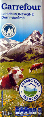 Lait de Montagne Demi-écrémé