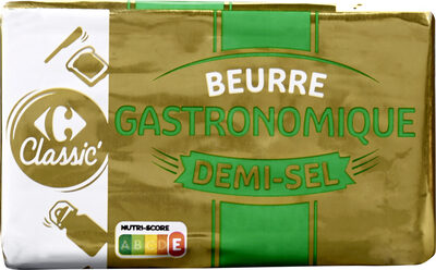 Beurre gastronomique demi-sel