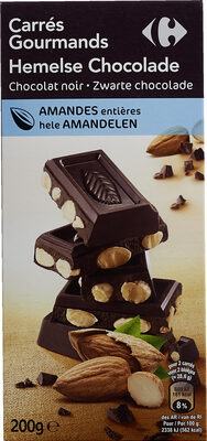 Noir amandes entieres front packaging