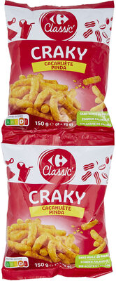 Craky cacahuète front packaging