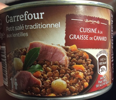 Petit salé aux lentilles