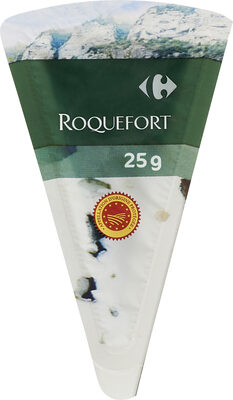 Roquefort au lait cru de brebis front packaging