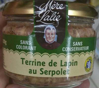 Terrine de Lapin au Serpolet front packaging