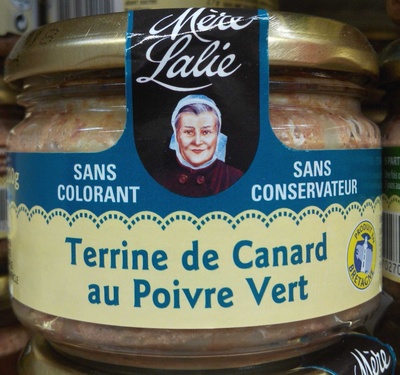 Terrine de Canard au Poivre Vert front packaging