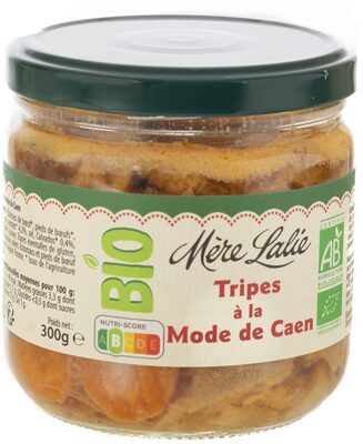 Tripes à la mode de Caen Bio front packaging