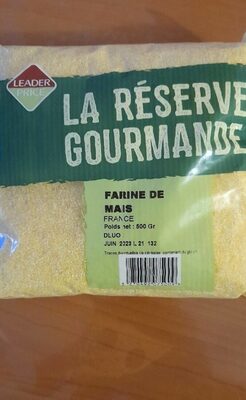 Farine de maïs front packaging