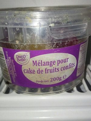 Mélange pour cake de fruits confits