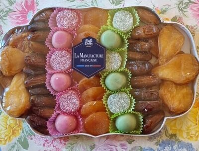 Assortiment de fruits séchés front packaging