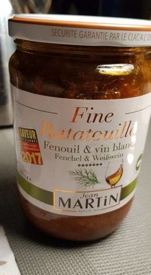 Fine ratatouille fenouil et vin blanc