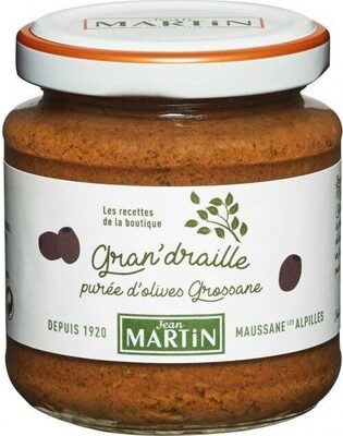 Gran'draille - purée d'olives Grossane
