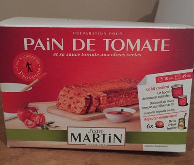 Pain de tomate front packaging