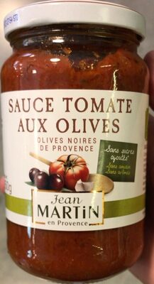 Sauce tomate aux olives front packaging