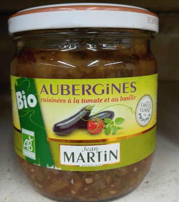 Aubergines cuisinées à la tomate et au basilic