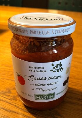 Sauce pizza aux olives noires de provence