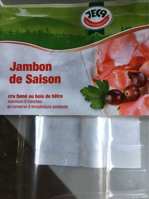 Jambon de saison front packaging