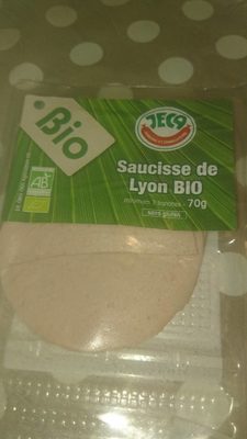 Saucisse de Lyon bio front packaging