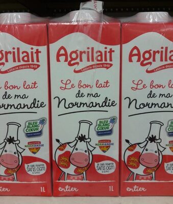 Lait entier UHT BBC sans OGM Normandie