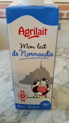 Lait demi-écrémé UHT BBC sans OGM Normandie