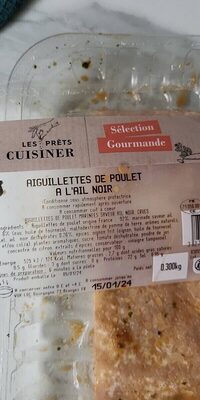 Aiguillettes de poulet à l’ail noir