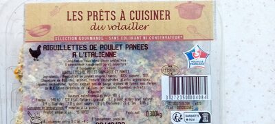 Aiguillettes de poulet panées à l'italienne
