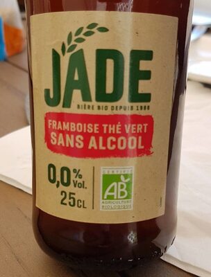 Bière Framboise thé vert sans alcool