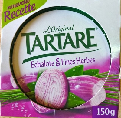 Tartare, échalote et fines herbes front packaging