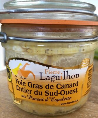 Foie gras de canard du Sud Ouest au piment d’Espelette