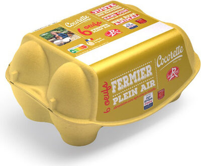 Oeufs Fermiers plein air Label Rouge