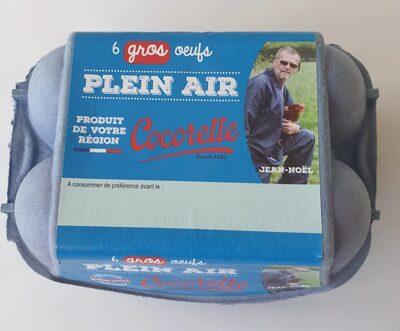 Oeufs plein air Cocorette x6