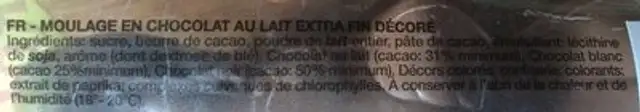 Rohan confiserie ingredients label