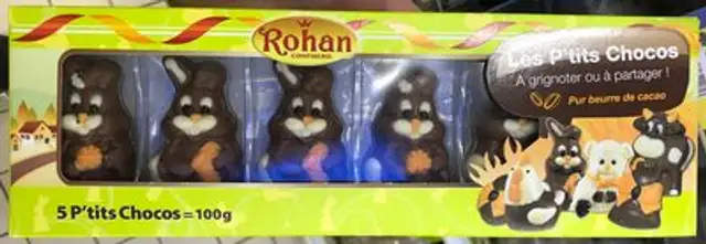 Les p'tits chocos front packaging