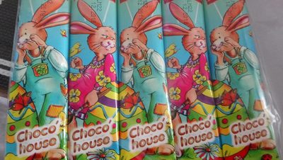 Sucette de chocolat au lait