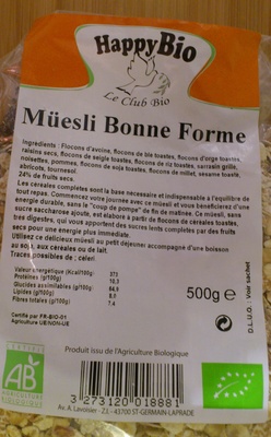 Müesli Bonne Forme