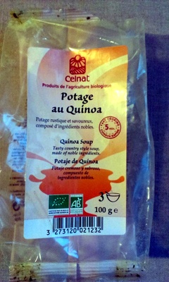 Potage au Quinoa Bio front packaging