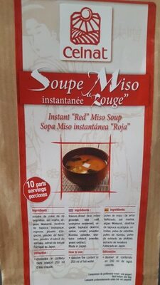 10X7G Soupe Miso Rouge Instantanee
