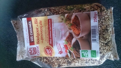 Boulgour de blé à la provençale front packaging