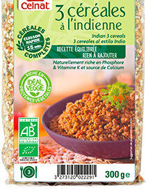 3 Céréales à L'indienne