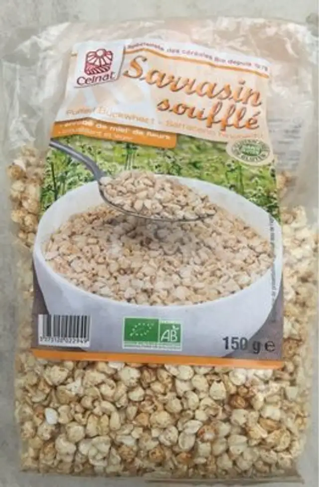 Sarrasin soufflé front packaging