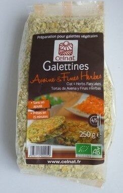 Galettines Avoines & Fines Herbes Celnat