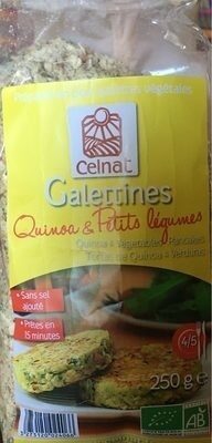 Galettines Quinoa Petits Legumes