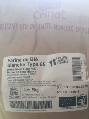 Farines de blé Blanche Type 65