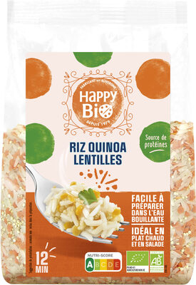 Mélange Riz-Quinoa-Lentilles