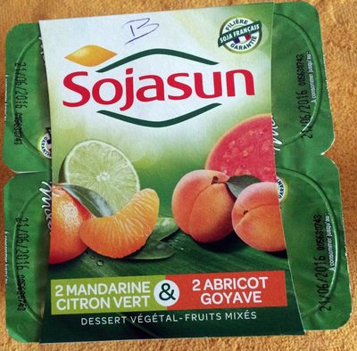 2 Mandarine Citron Vert & 2 Abricot Goyave