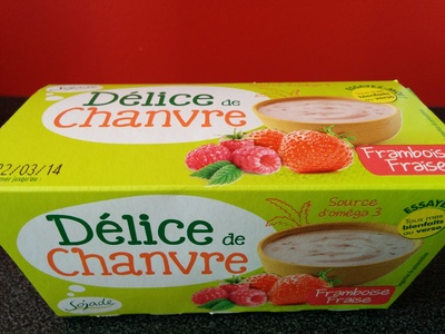 Délice de chanvre Framboise fraise