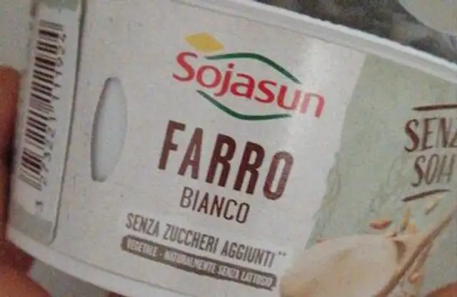 Sojasun Farro bianco front packaging
